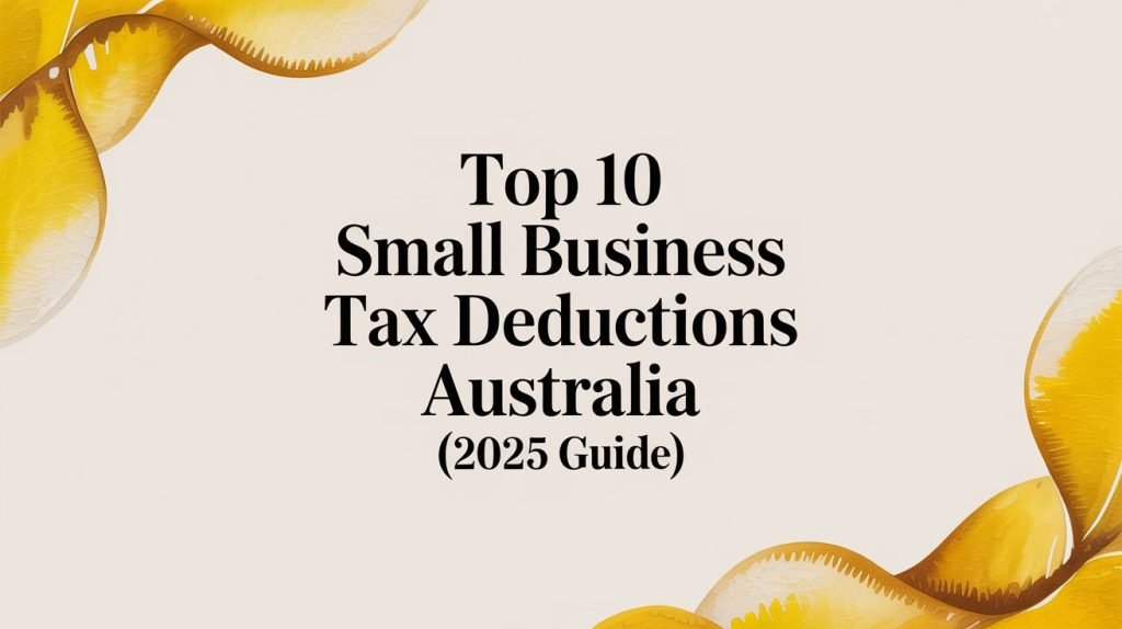Top 10 Small Business Tax Deductions Australia (2025 Guide)