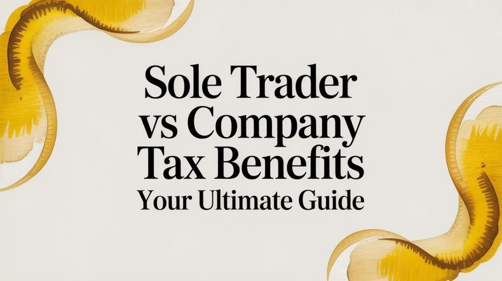 Sole Trader vs Company Tax Benefits Your Ultimate Guide